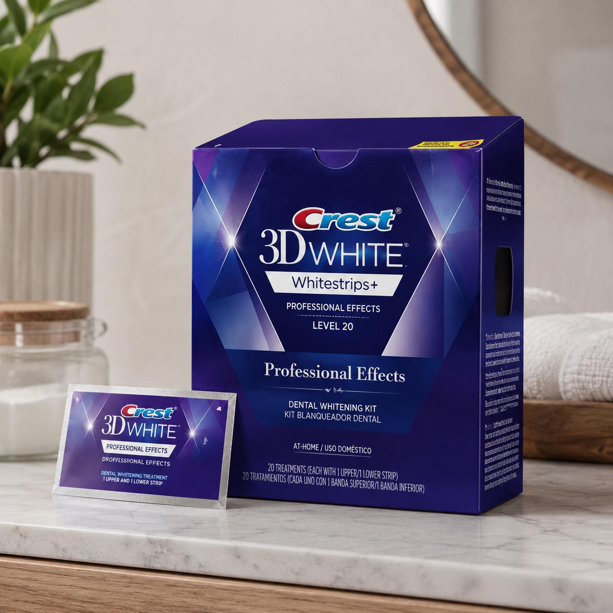 3x DiamondWhite™ Whitening Strips - Maison Essentiel