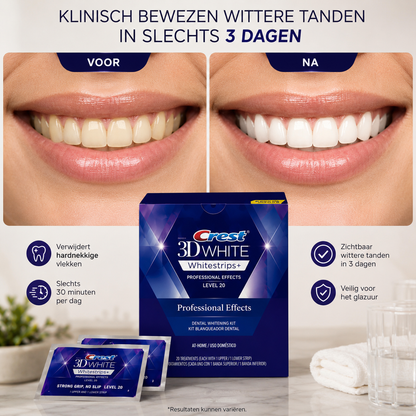 3x DiamondWhite™ Whitening Strips - Maison Essentiel